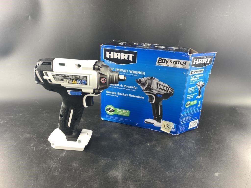 Hart 20volt impact drill with 3/8" chuck, new in b