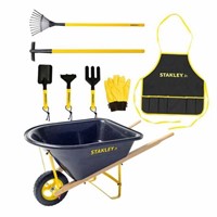 7-Pc Stanley Garden Set and Kids Wheelbarrow