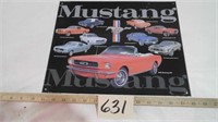 Tin Mustang Sign