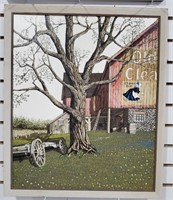 (X) H. Hargrove Country Barn Print (22"×28")