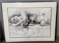 (W) "Life in Itself" Charcoal Drawing by Susan