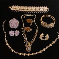 Rhinestone jewelry sets