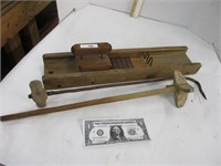 Antique Wooden Vegetable Slicer