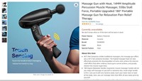 Massage Gun with Heat, 14MM