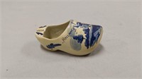 Blue Delft Holland clog ashtray