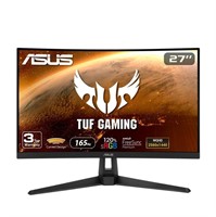 27IN ASUS VG27WQ1B 1440P 165HZ 1MS CURVED GAMING