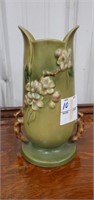 Roseville vase 389 10", damaged