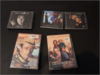 5 Pc. DVD & CD's