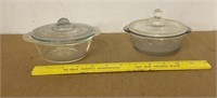 Fire King Anchor Hocking Bowls & Lids 1 Is Blue