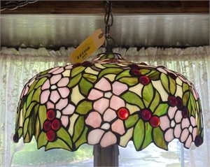Tiffany Style Cherry Blossom Stained Glass