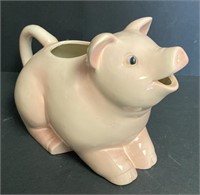 Ceramic Pig Pitcher, 10x6x7in