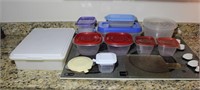 lot of kitchen storage containers