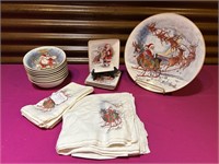 Pottery Barn ‘Nostalgic Santa’ Holiday Dinnerware