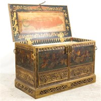 Outstanding Morgan Colt gothic Chest ca. 1920