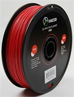 ABS RED 3D Printer Filament - 1kg Spool (2.2 lbs)