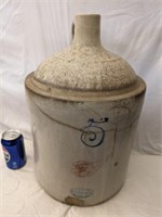 5 Gallon Red Wing Stoneware Jug, as found