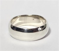 Band Ring Sz 10 Sterling Silver
