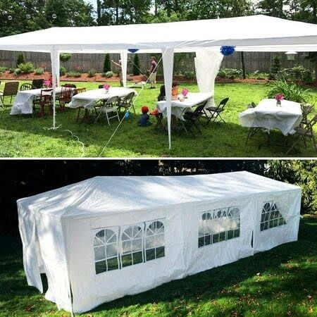 SUGIFT 10'x30' Wedding Party Tent Canopy  White