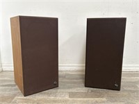 Pair of Verit speakers 12"sq x 24”h