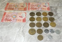 COSTA RICAN COINS AND CURRENCY