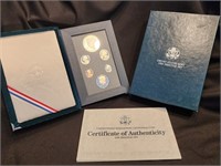 1990 United States Mint Prestige Set.  Including