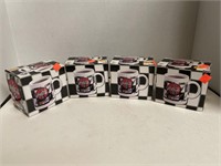 4 ct. - Coca Cola NASCAR Mugs