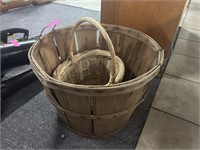 Orchard Basket And Wicker Basket