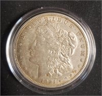 1921 D Morgan Silver Dollar