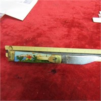 Vintage Mexican/Spanish? Lucite assited knife.