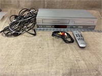 Philips VHS and DVD player- tested- powers up -