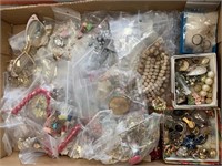 Costume Jewelry Box Lot A