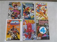 6 Marvel comics