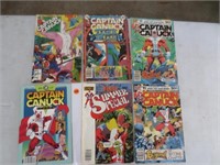 6 Catain Canuck comics