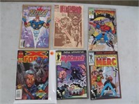 6 Marvel comics
