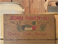 John Bundy & Co. Decoy Sign