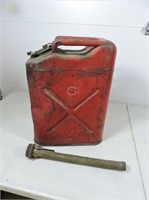 Antique OMC steel gas can