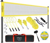 Volleyball & Badminton Set: Complete Bundle