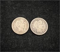 1908 & 1913 Barber Dimes