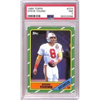 1986 Topps Steve Young Rookie Psa 7