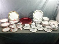 Large Assortment of Christmas Dishes Includes 2