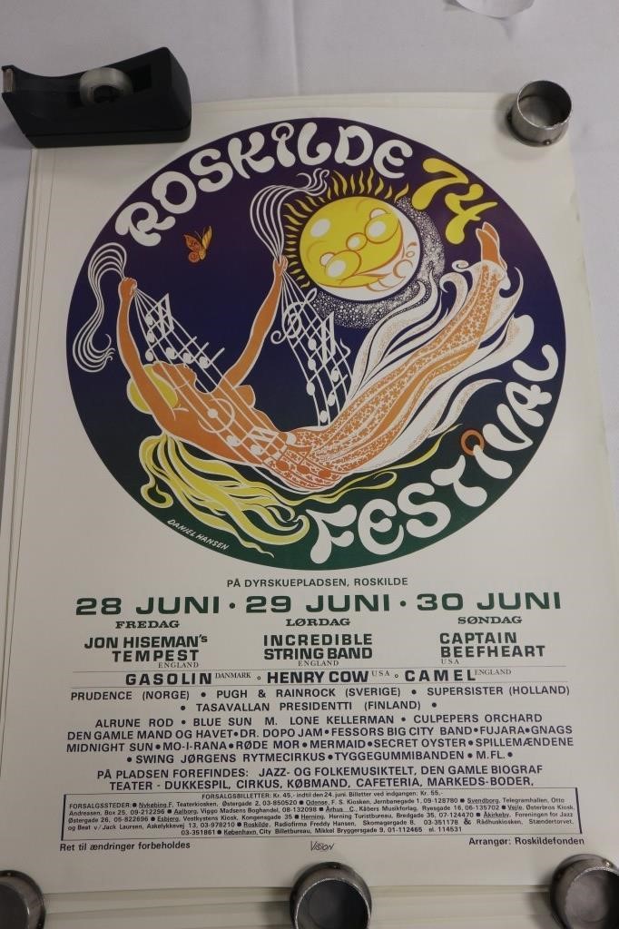 7 Roskilde Festival 1974 | Auktioner A/S