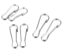 BTHP Metal Spring Hooks, 160 Pcs Lanyard 28mm* 8mm