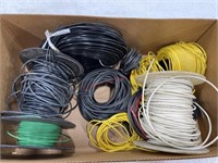 BOX OF MISC ELECTRICAL WIRE