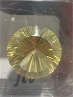 7.65CT YELLOW CITRINE