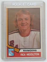 1974-75 Rick Middleton Rookie Card