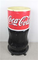 Large Rolling Coca-Cola Store Display Drink Cooler