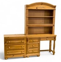Broyhill Desk w/ Shelf and Dresser