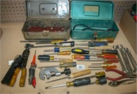 Metal Toolboxes; Screwdrivers; Pliers; wrenches
