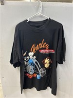 Size XL Harley Davidson Looney Tunes short sleeve