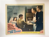 Stand By for Action original 1943 vintage lobby ca